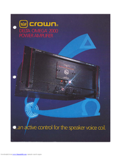 Crown Delta Omega DO-2000 Brochure