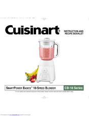 Cuisinart SMART POWER BASICS CB-18 Series Instruction And Recipe Booklet
