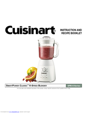 Cuisinart SMARTPOWER CLASSIC IB-5916ATX Instruction And Recipe Booklet