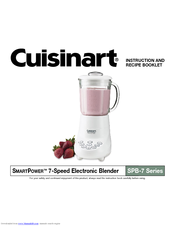 Cuisinart SmartPower SPB-7 Series Instruction And Recipe Booklet