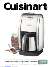 Cuisinart Coffee Maker User Manuals Download | ManualsLib