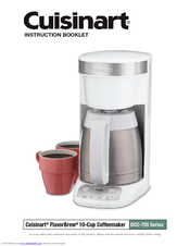 Cuisinart FlavorBrew DCC-755BK Instruction Booklet