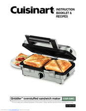 Cuisinart GRIDDLER CGR-SMC Instruction Booklet