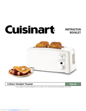 Cuisinart TAN-4C Instruction Booklet