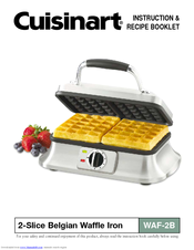 Cuisinart WAF-2B Instruction/Recipe Booklet