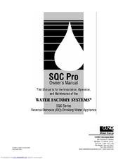 Cuno SQC Pro Owner's Manual