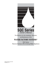 Cuno SQC Series Owner's Manual