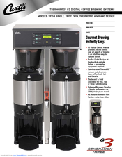 Curtis ThermoPro TXSG15 Specifications