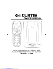 Curtis TC984 Owner's Manual