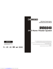 Curtis DVD6040 Operating Instructions Manual