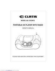 Curtis RCD672 Owner's Manual