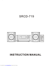 Curtis SRCD-719 Instruction Manual