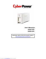 CyberPower UP625 User Manual