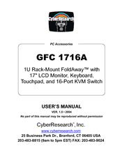 CyberResearch GFC 1716A User Manual