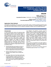 Cypress Semiconductor CY8C29x66 Application Note