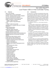 Cypress Semiconductor CY7C656xx Specification Sheet