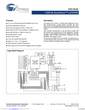 Cypress Semiconductor AutoStore STK14CA8 Specification Sheet