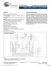 Cypress CY14B101LA Specification Sheet