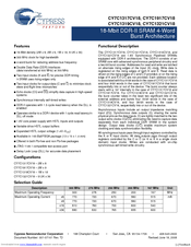 Cypress Semiconductor CY7C1319CV18 Specification Sheet