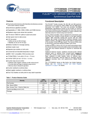 Cypress Semiconductor FLEx36 CY7C0852AV Specification Sheet