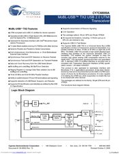 Cypress Semiconductor MoBL-USB CY7C68000A Specification Sheet