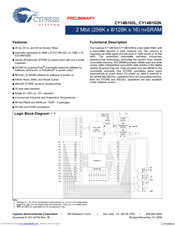 Cypress Semiconductor Perform CY14B102L Manual