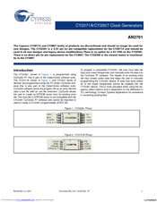Cypress Semiconductor CY2071A Manual