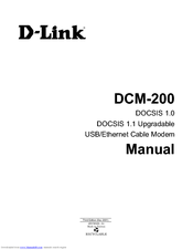 D-Link DCM-200 Manual