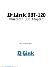 D-Link DBT-120 User Manual