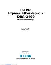 D-Link Express EtherNetwork DSA-3100 Owner's Manual