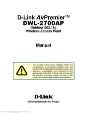 D-Link DWL-2700AP - AirPremier Outdoor Wireless Access Point Manual