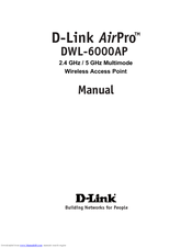 D-Link AirPro DWL-6000AP Manual