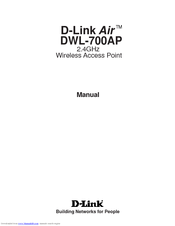 D-Link DWL-700AP - Air - Wireless Bridge Manual