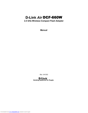 D-Link Air DCF-660W User Manual