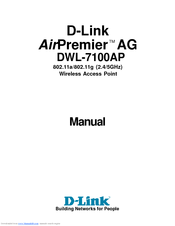 D-Link AirPremier AG DWL-7100AP Manual