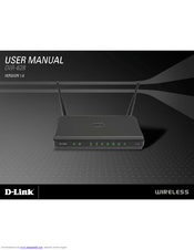 D-Link DIR-628 - RangeBooster N Dual Band Router Wireless User Manual