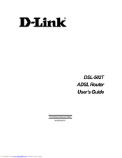 D-Link DSL-502T User Manual