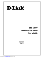 D-Link DSL-G664T User Manual