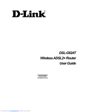 D-Link DSL-G624T User Manual