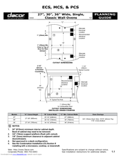 Dacor MCS Planning Manual