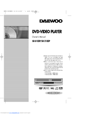 Daewoo SD-8100P Owner's Manual