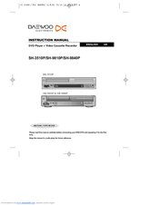 Daewoo SH-9840P Instruction Manual