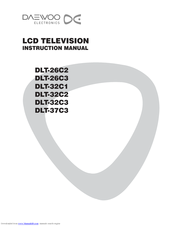 Daewoo DLT-26C2, DLT-26C3, DLT-32C1, Instruction Manual