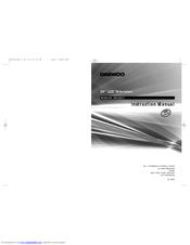 Daewoo DSL-20D1T Instruction Manual