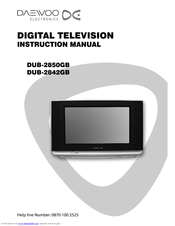 Daewoo DUB-2842GB Instruction Manual