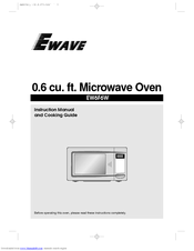 Daewoo EW6F6W Instruction Manual & Cooking Manual