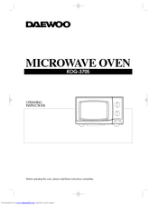 Daewoo KOR-86150S Operating Instructions Manual