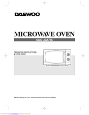 Daewoo KOG-3C675S Operating Instructions Manual