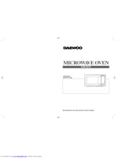Daewoo AMW-210LE Operating Instructions Manual