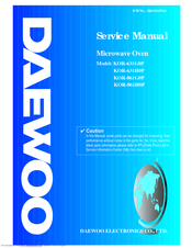 Daewoo KOR-631G0P Service Manual